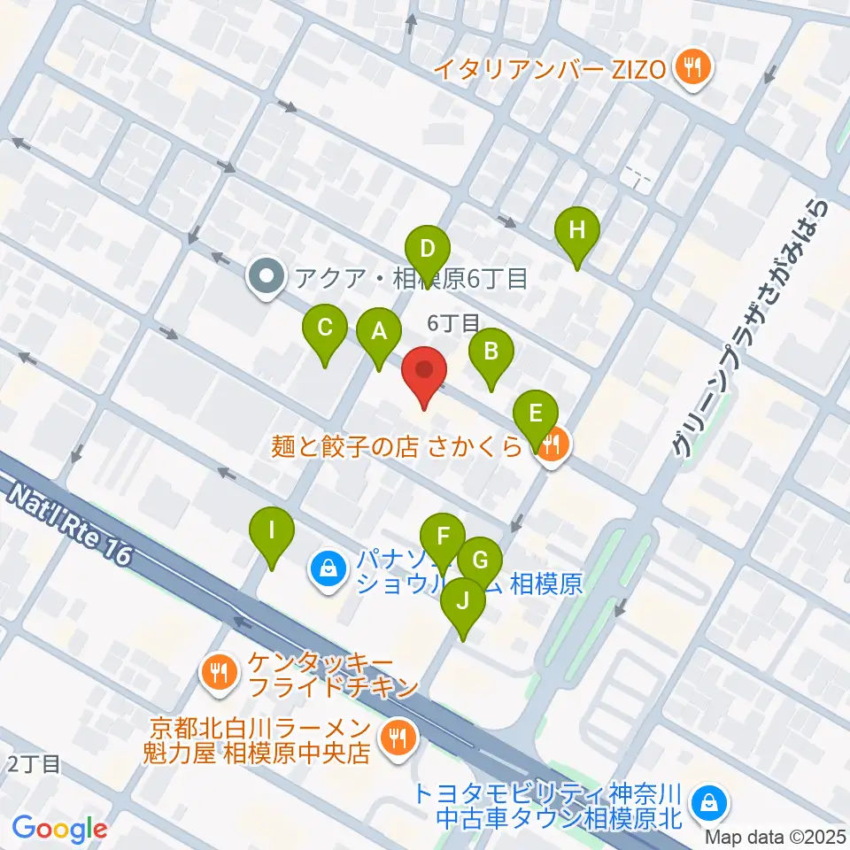 エフエムさがみ FM HOT 839周辺の駐車場・コインパーキング一覧地図