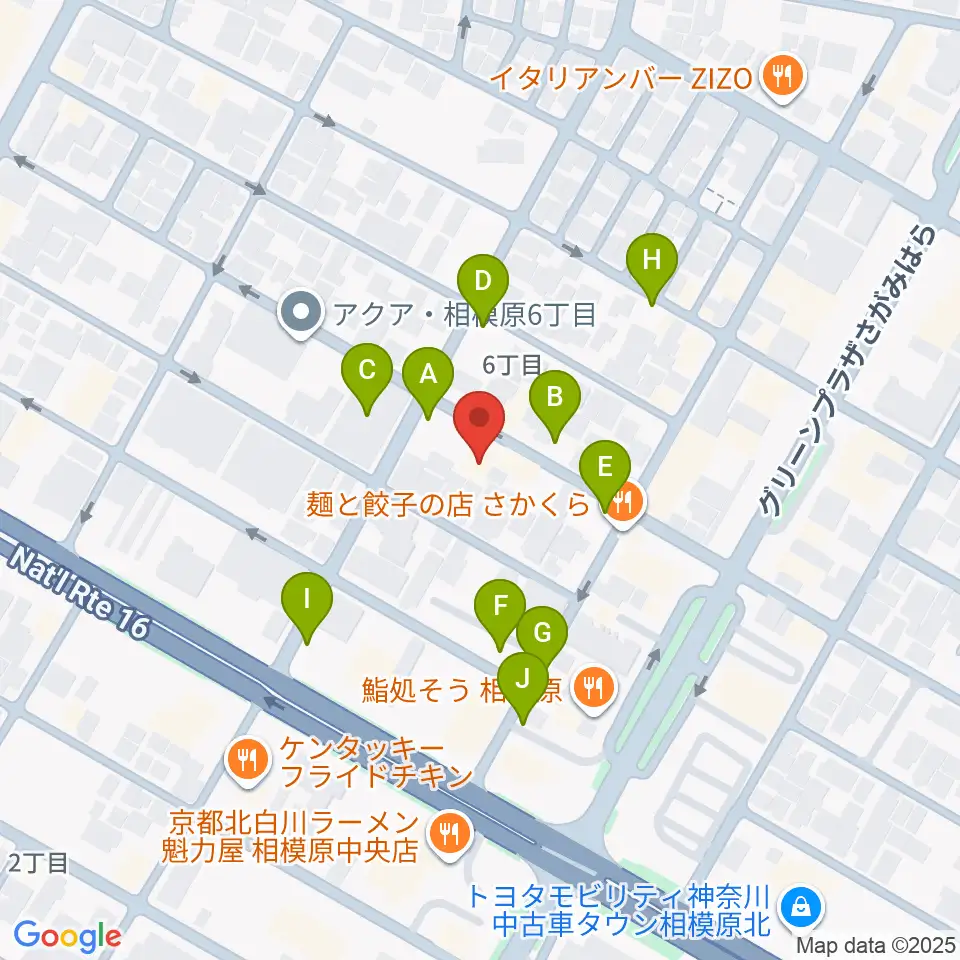 エフエムさがみ FM HOT 839周辺の駐車場・コインパーキング一覧地図