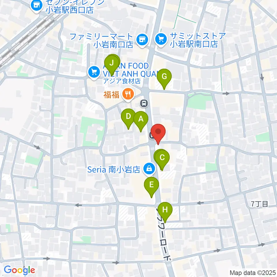 エフエム江戸川周辺の駐車場・コインパーキング一覧地図