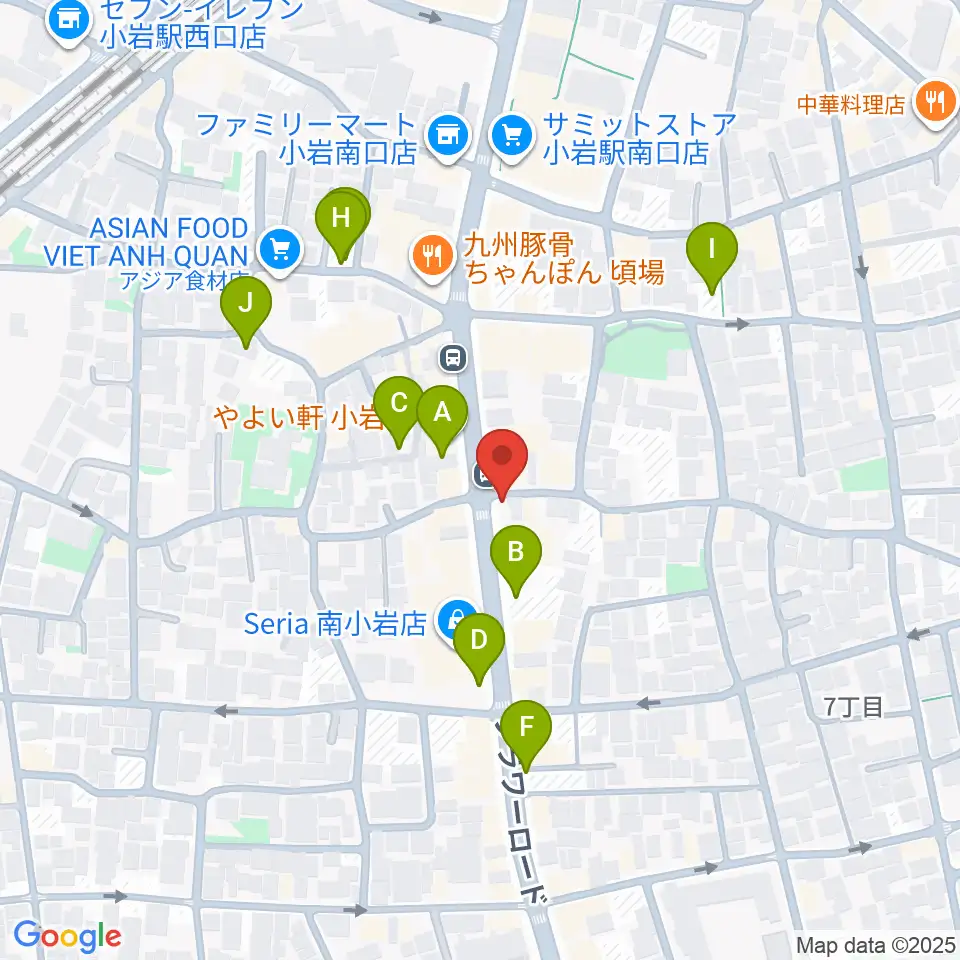 エフエム江戸川周辺の駐車場・コインパーキング一覧地図