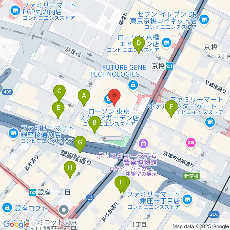 中央エフエム ラジオシティ周辺の駐車場・コインパーキング一覧地図