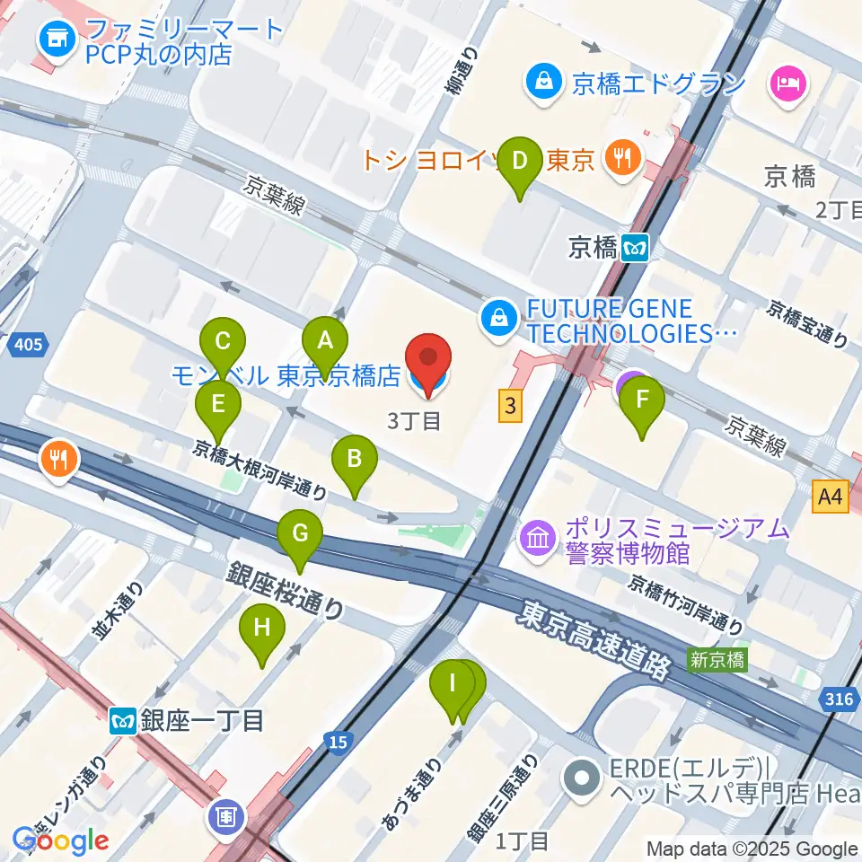 中央エフエム ラジオシティ周辺の駐車場・コインパーキング一覧地図