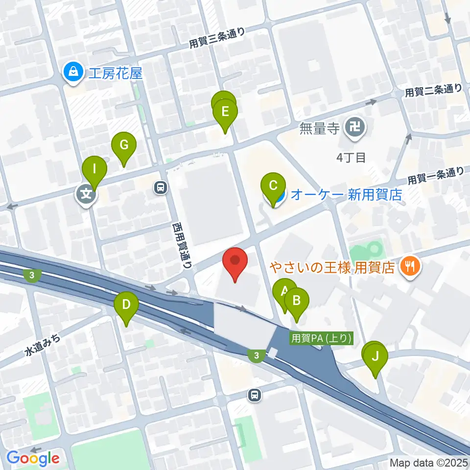 エフエム世田谷周辺の駐車場・コインパーキング一覧地図