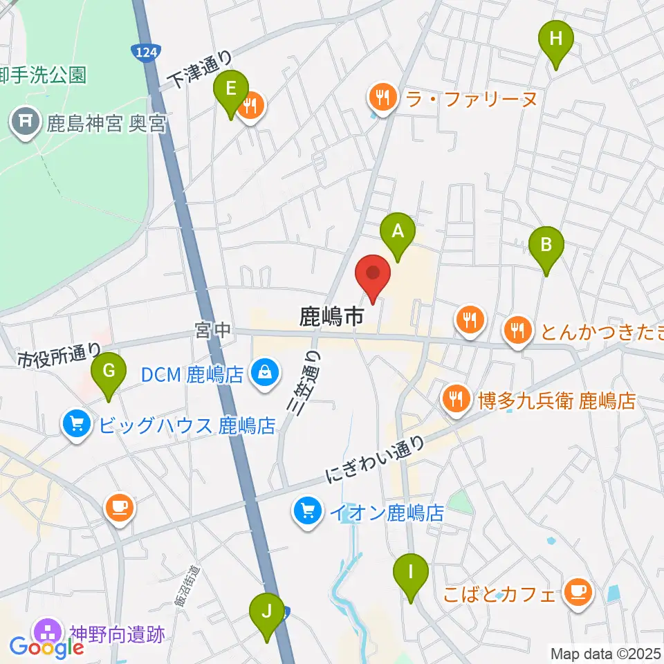 FMかしま周辺の駐車場・コインパーキング一覧地図