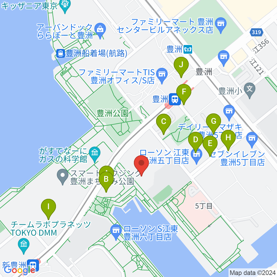 レインボータウンFM周辺の駐車場・コインパーキング一覧地図