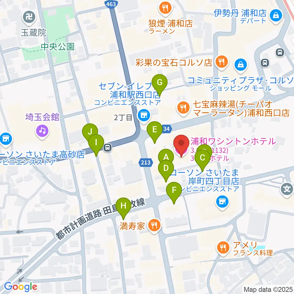REDS WAVE周辺の駐車場・コインパーキング一覧地図