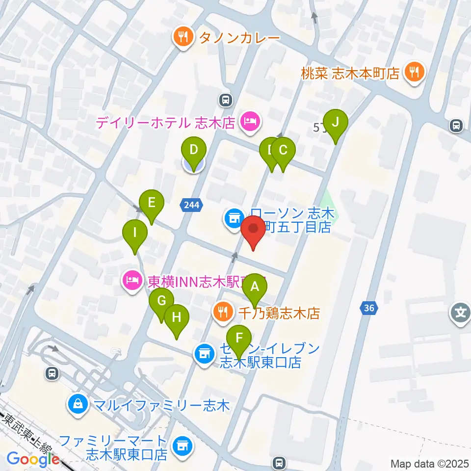 ナナコライブリーエフエム周辺の駐車場・コインパーキング一覧地図