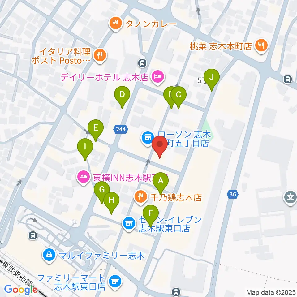 ナナコライブリーエフエム周辺の駐車場・コインパーキング一覧地図