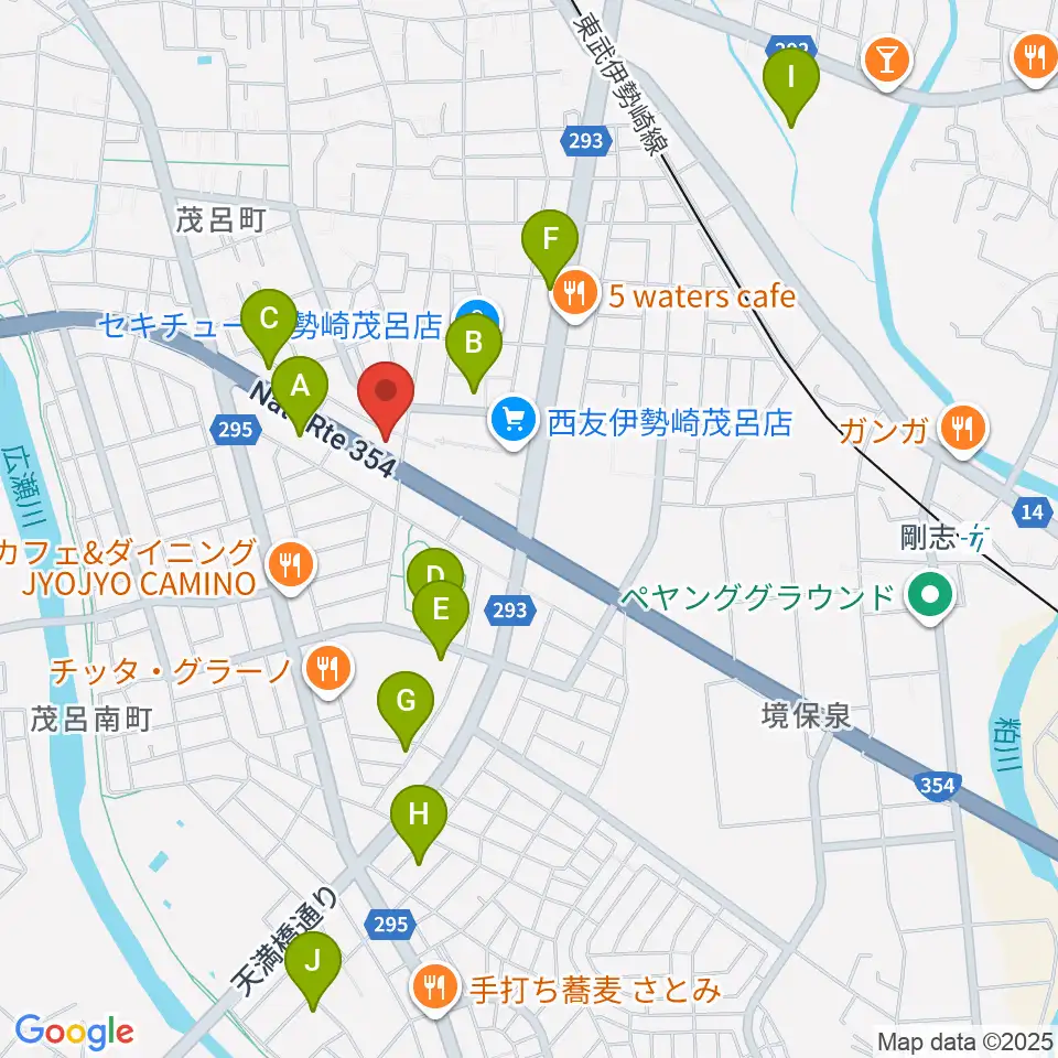 いせさきFM周辺の駐車場・コインパーキング一覧地図