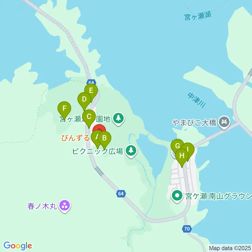 宮ヶ瀬レイクサイドエフエム周辺の駐車場・コインパーキング一覧地図