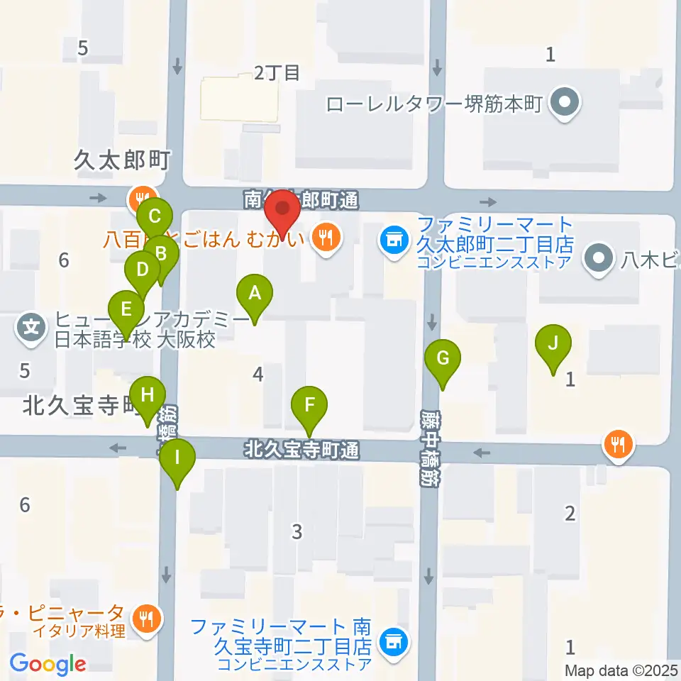 クラブマーキュリー周辺の駐車場・コインパーキング一覧地図