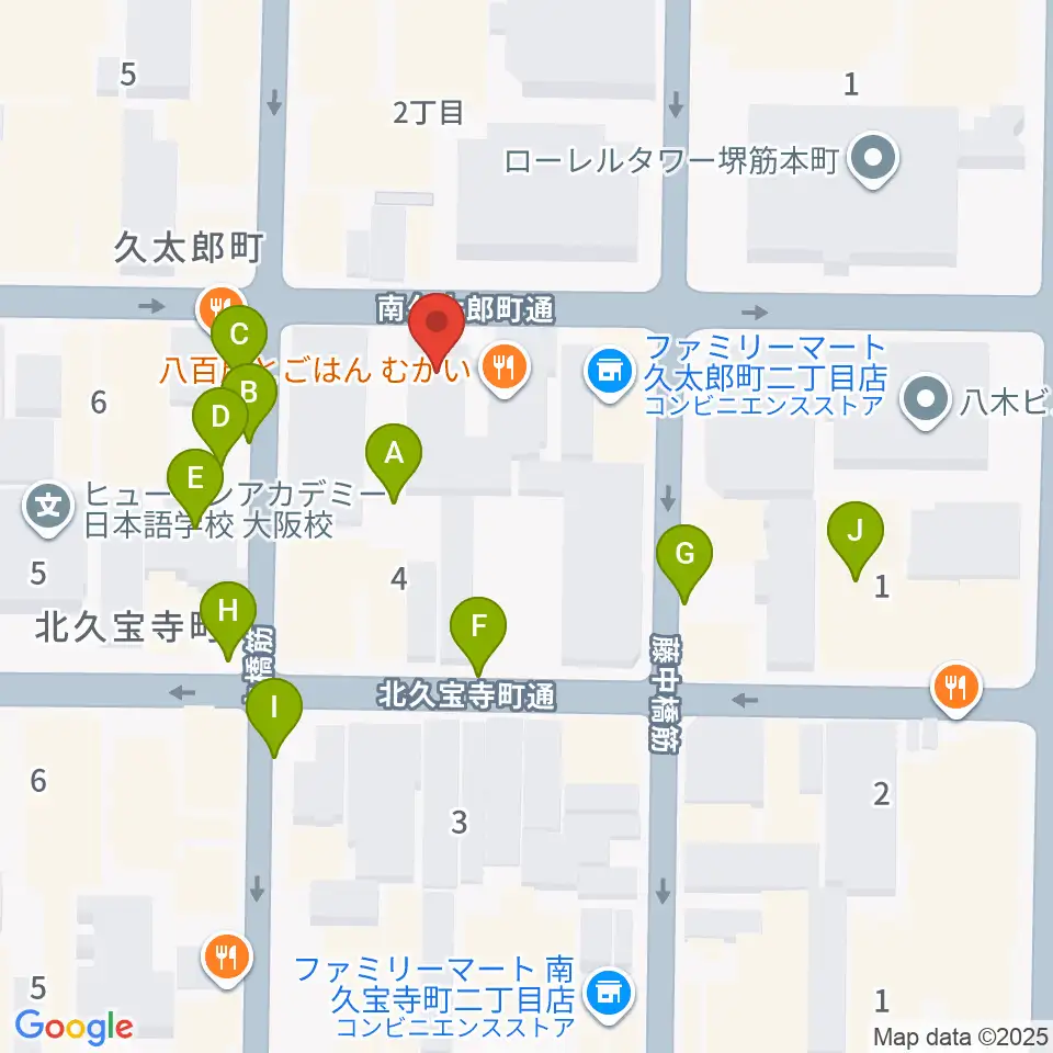 クラブマーキュリー周辺の駐車場・コインパーキング一覧地図