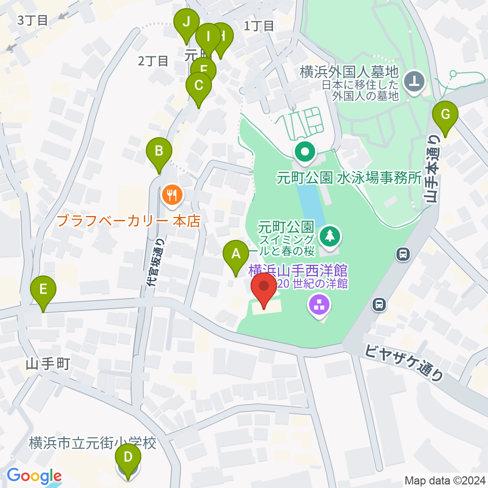 ベーリック・ホール周辺の駐車場・コインパーキング一覧地図