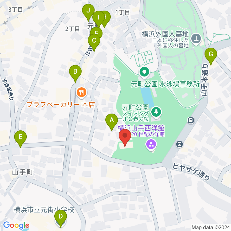 ベーリック・ホール周辺の駐車場・コインパーキング一覧地図