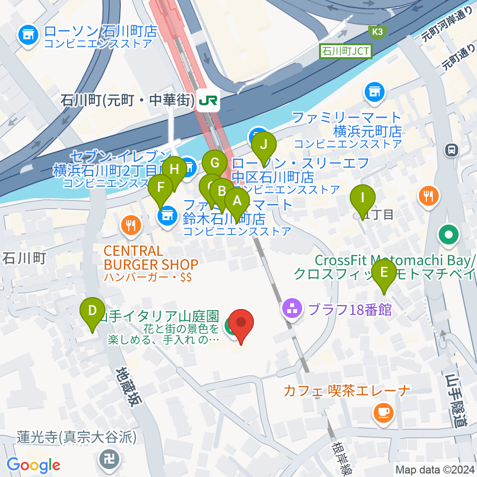 外交官の家周辺の駐車場・コインパーキング一覧地図