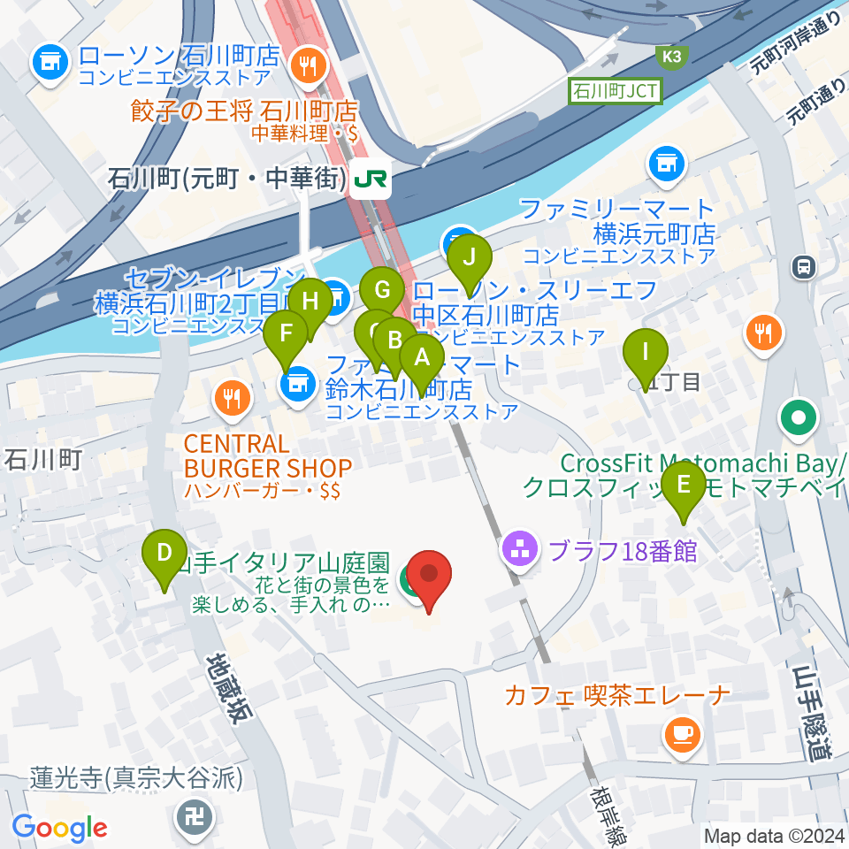 外交官の家周辺の駐車場・コインパーキング一覧地図