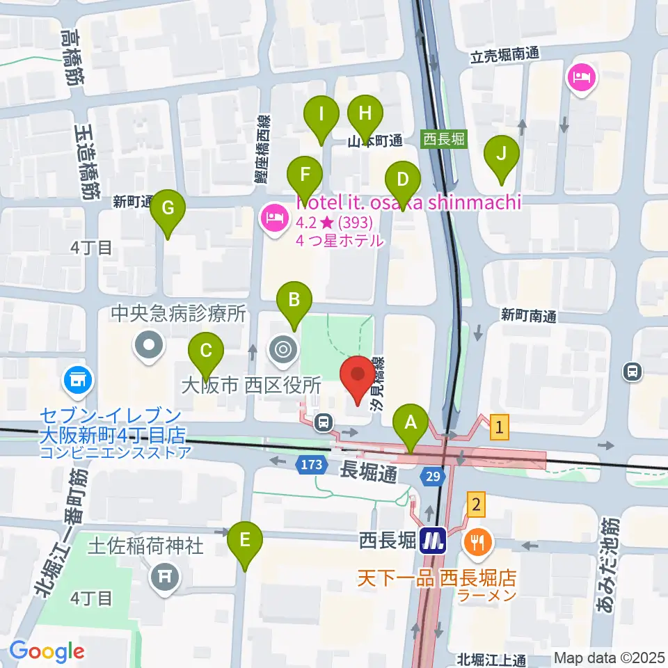 細野ビルヂング周辺の駐車場・コインパーキング一覧地図