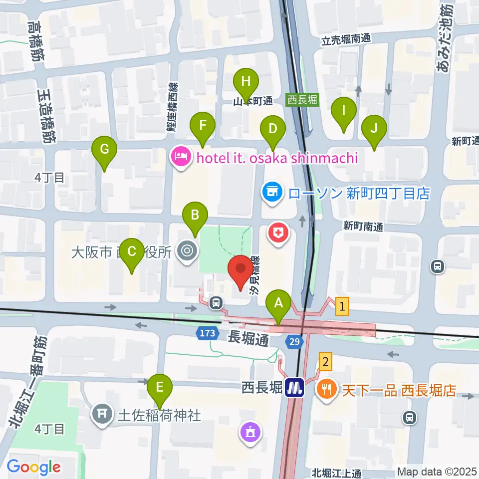 細野ビルヂング周辺の駐車場・コインパーキング一覧地図