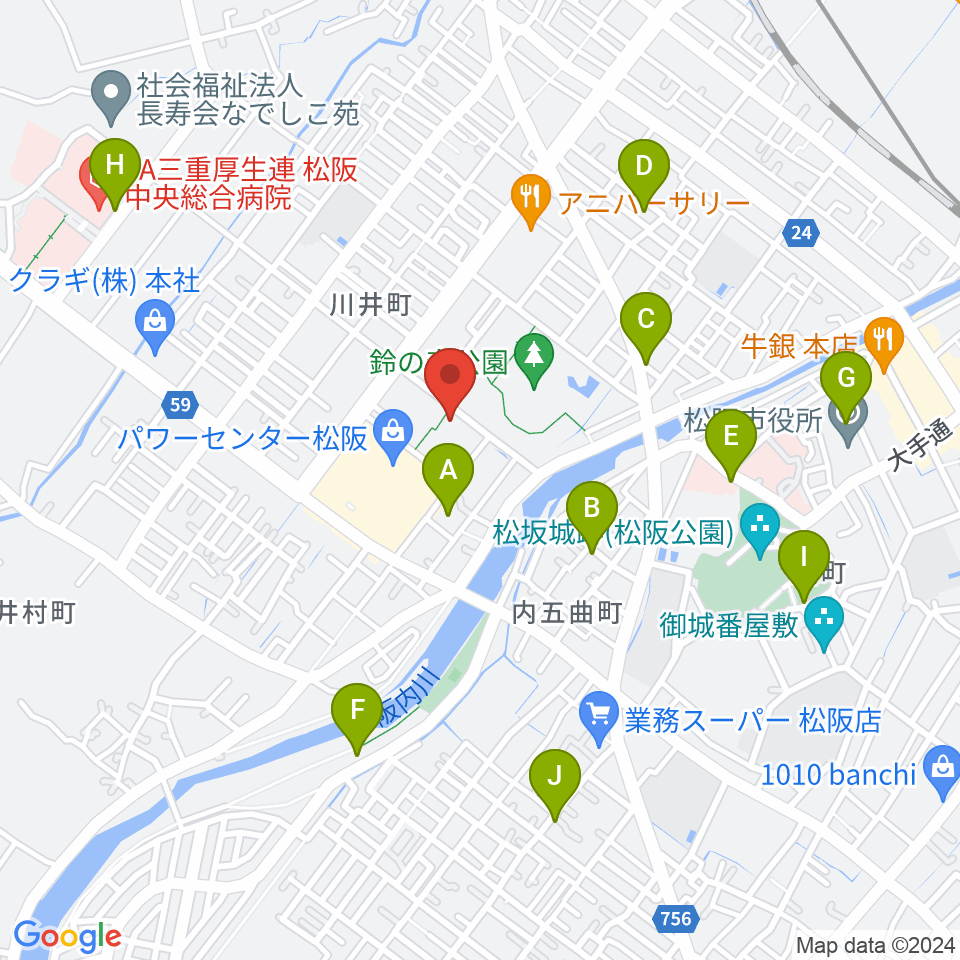 クラギ文化ホール周辺の駐車場・コインパーキング一覧地図