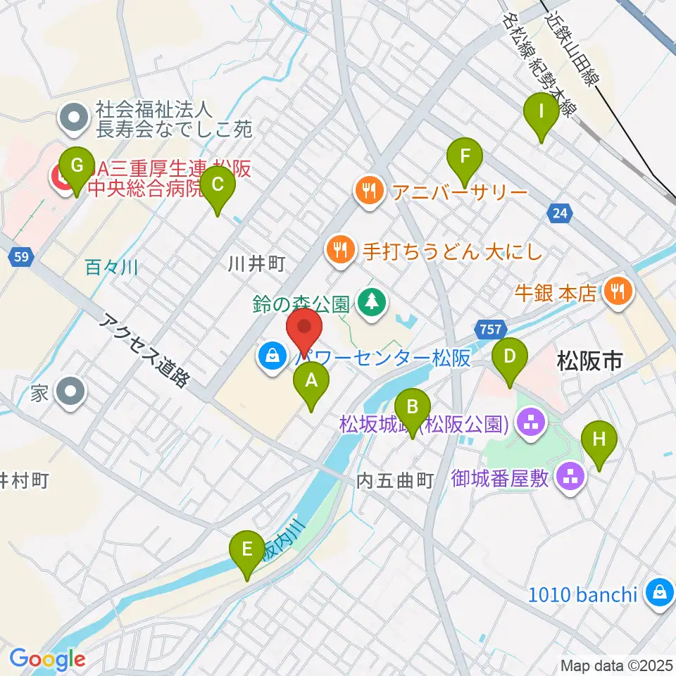 クラギ文化ホール周辺の駐車場・コインパーキング一覧地図