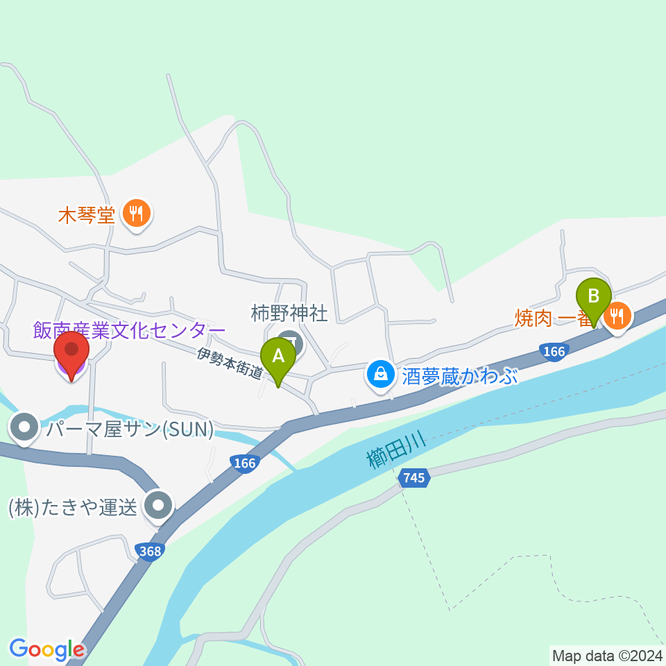 飯南産業文化センター周辺の駐車場・コインパーキング一覧地図