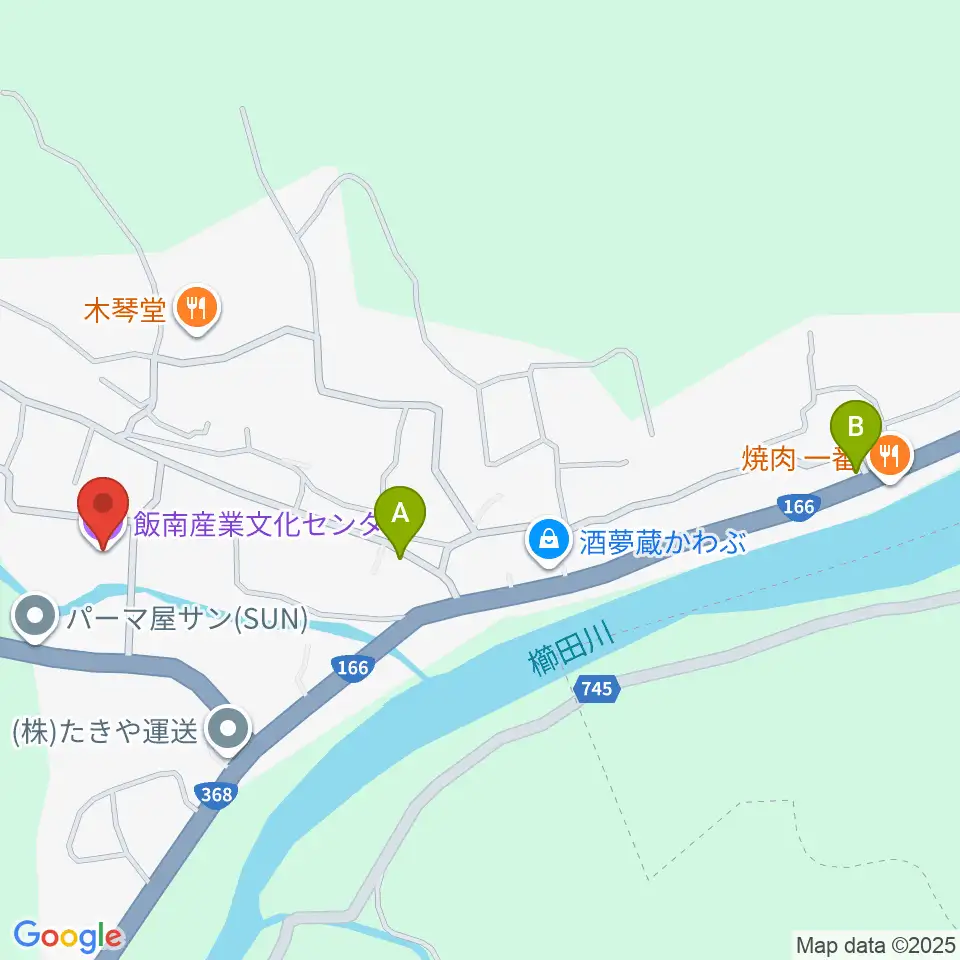 飯南産業文化センター周辺の駐車場・コインパーキング一覧地図