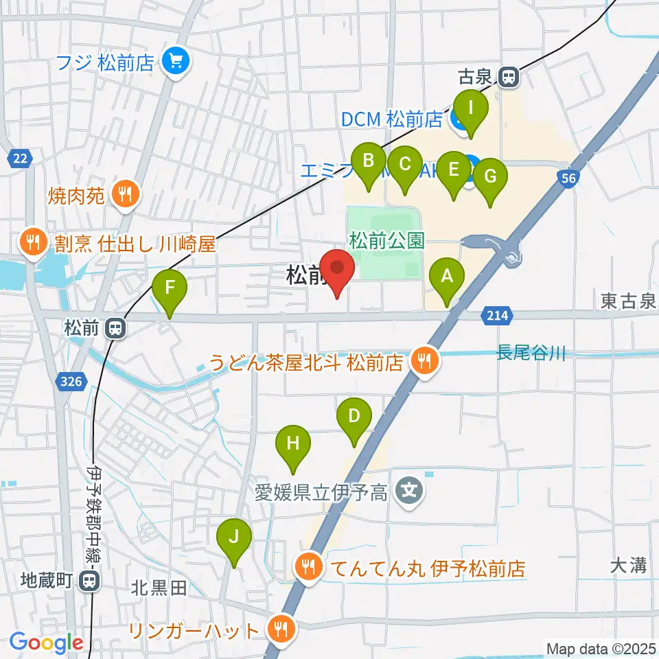 松前総合文化センター周辺の駐車場・コインパーキング一覧地図