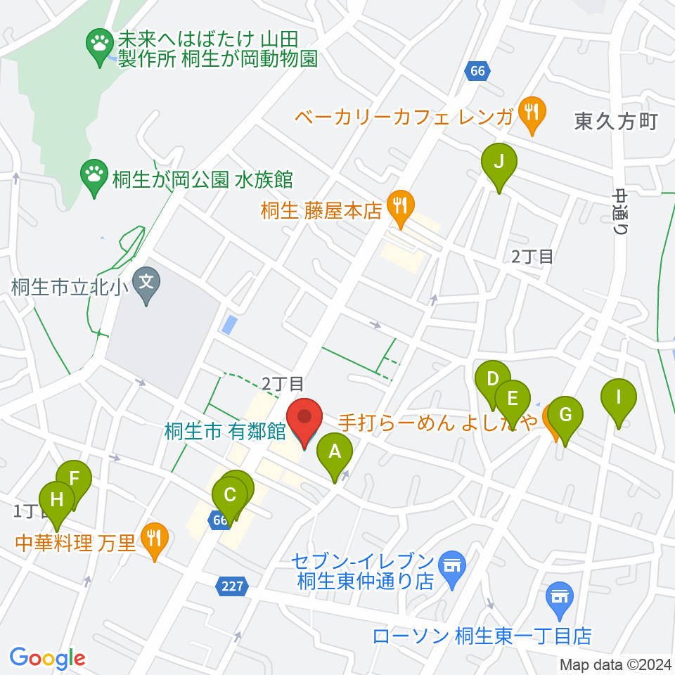 有鄰館周辺の駐車場・コインパーキング一覧地図