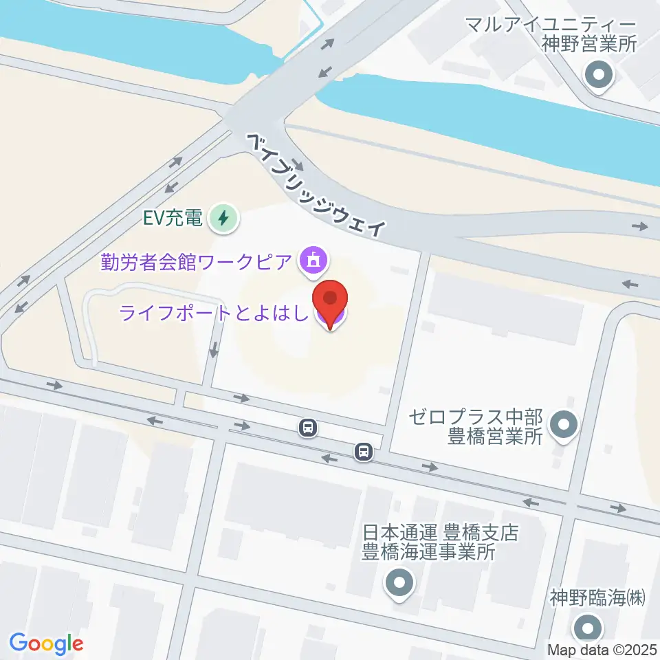 ライフポートとよはし周辺の駐車場・コインパーキング一覧地図