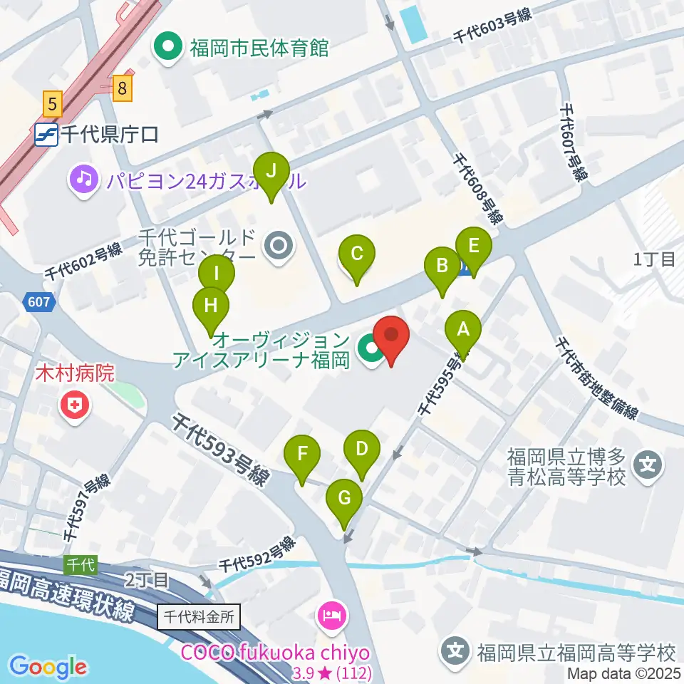 パピオビールーム周辺の駐車場・コインパーキング一覧地図