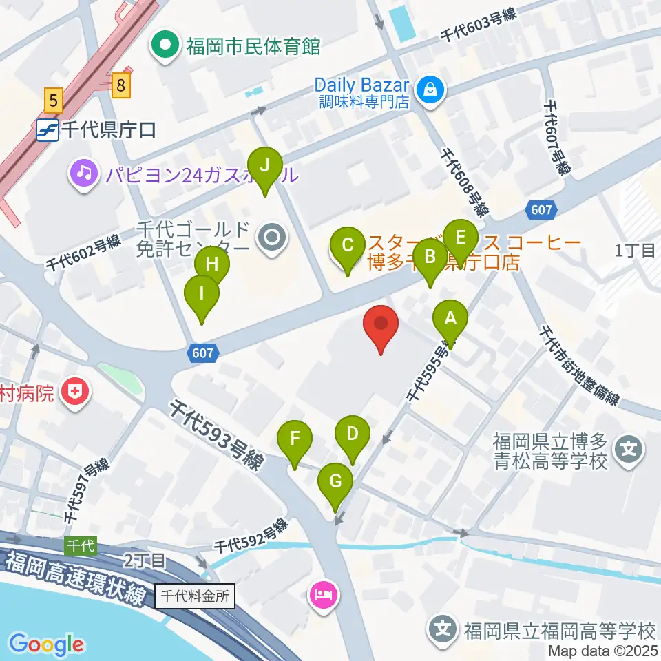 パピオビールーム周辺の駐車場・コインパーキング一覧地図