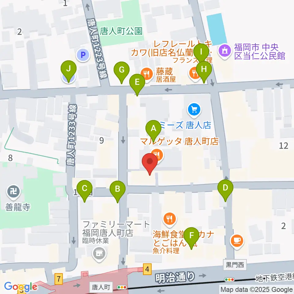 甘棠館Show劇場周辺の駐車場・コインパーキング一覧地図