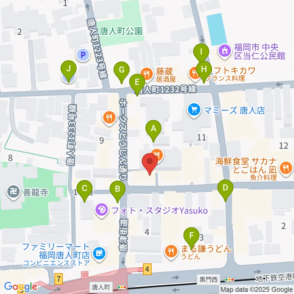甘棠館Show劇場周辺の駐車場・コインパーキング一覧地図