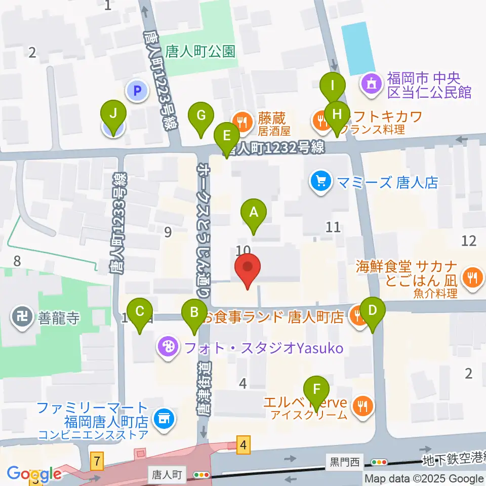 甘棠館Show劇場周辺の駐車場・コインパーキング一覧地図