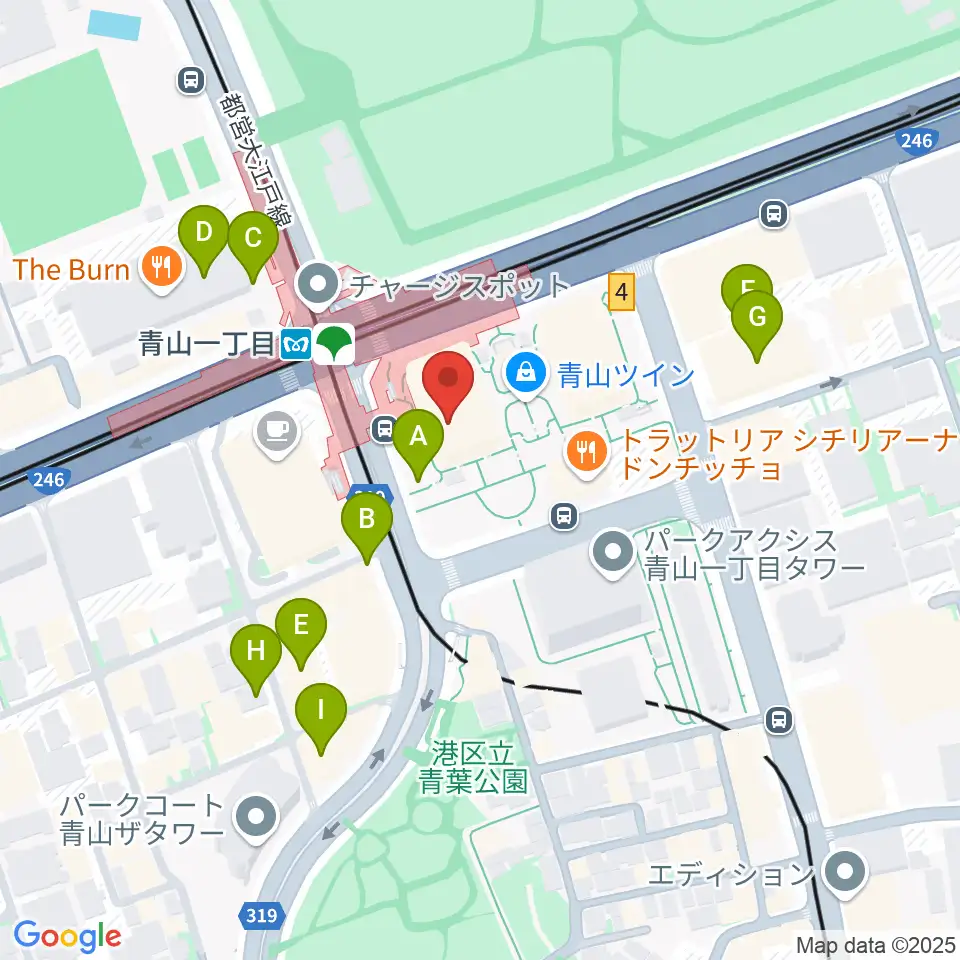 NHK文化センター 青山教室周辺の駐車場・コインパーキング一覧地図