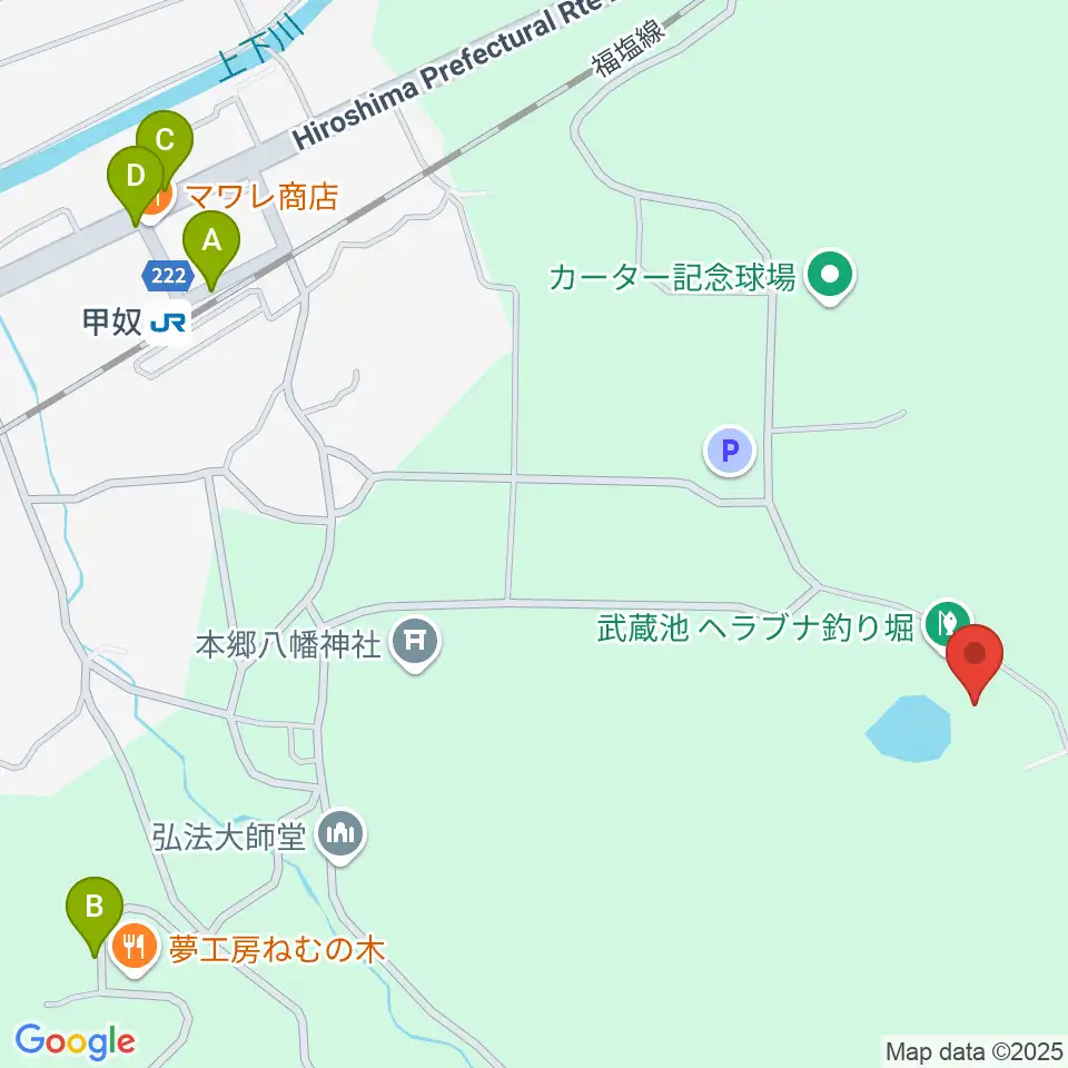 ジミー・カーターシビックセンター周辺の駐車場・コインパーキング一覧地図