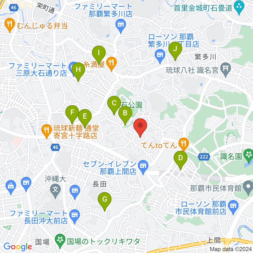 華音 音楽教室周辺の駐車場・コインパーキング一覧地図