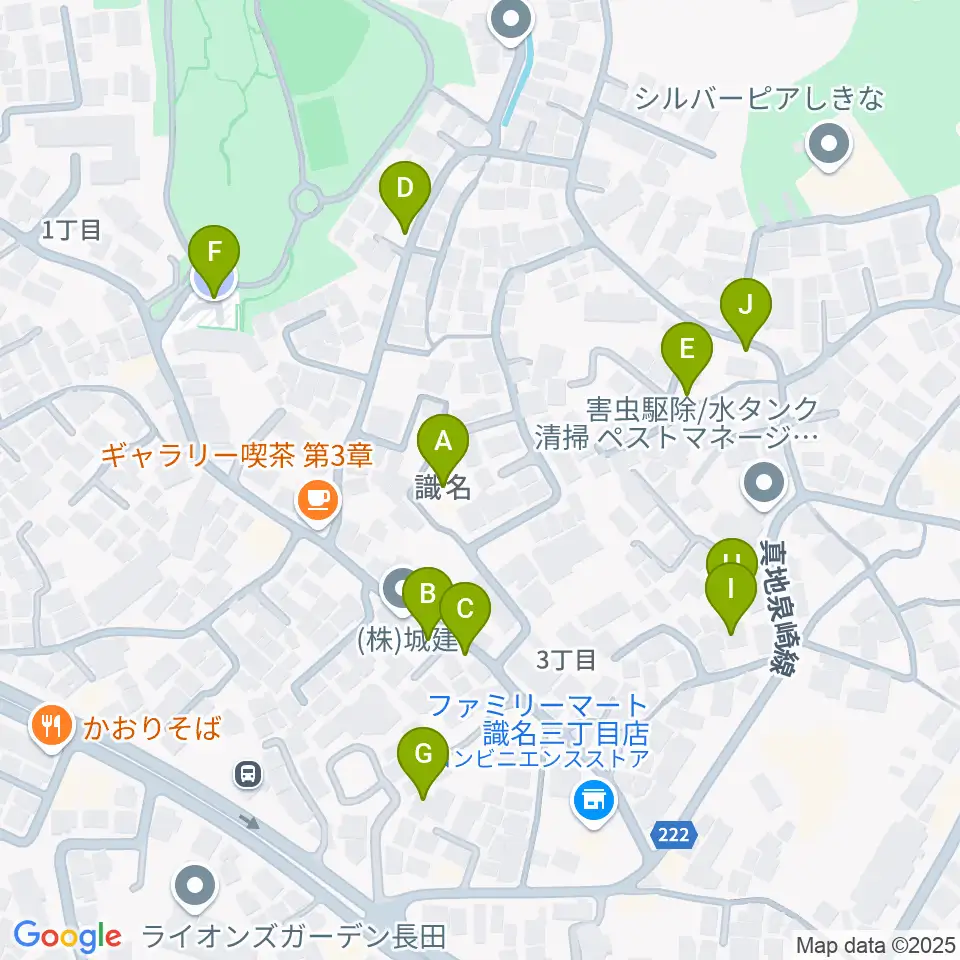 華音 音楽教室周辺の駐車場・コインパーキング一覧地図