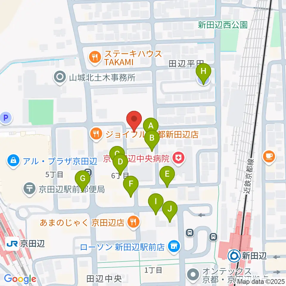 中川ミュージックスクール周辺の駐車場・コインパーキング一覧地図
