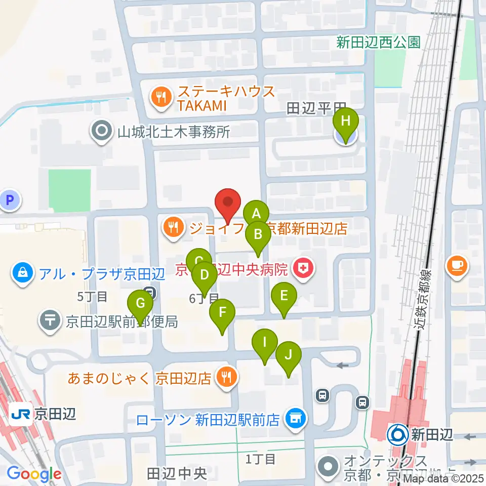 中川ミュージックスクール周辺の駐車場・コインパーキング一覧地図
