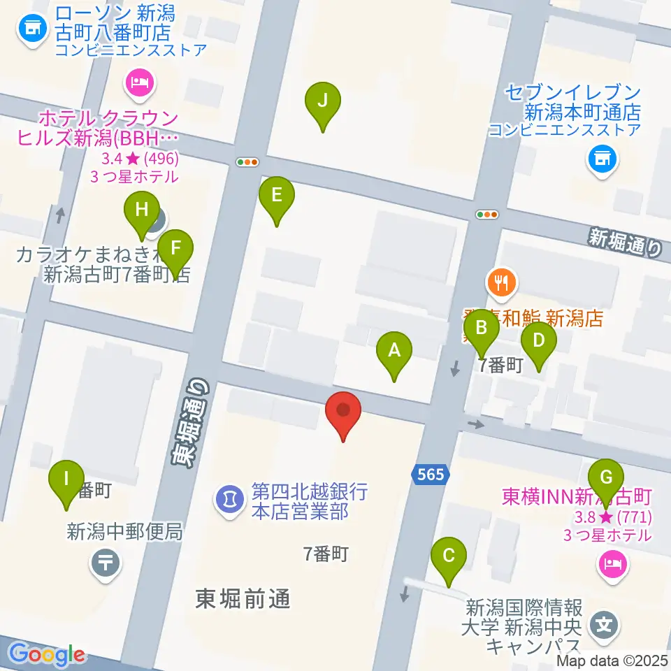 だいしほくえつホール周辺の駐車場・コインパーキング一覧地図