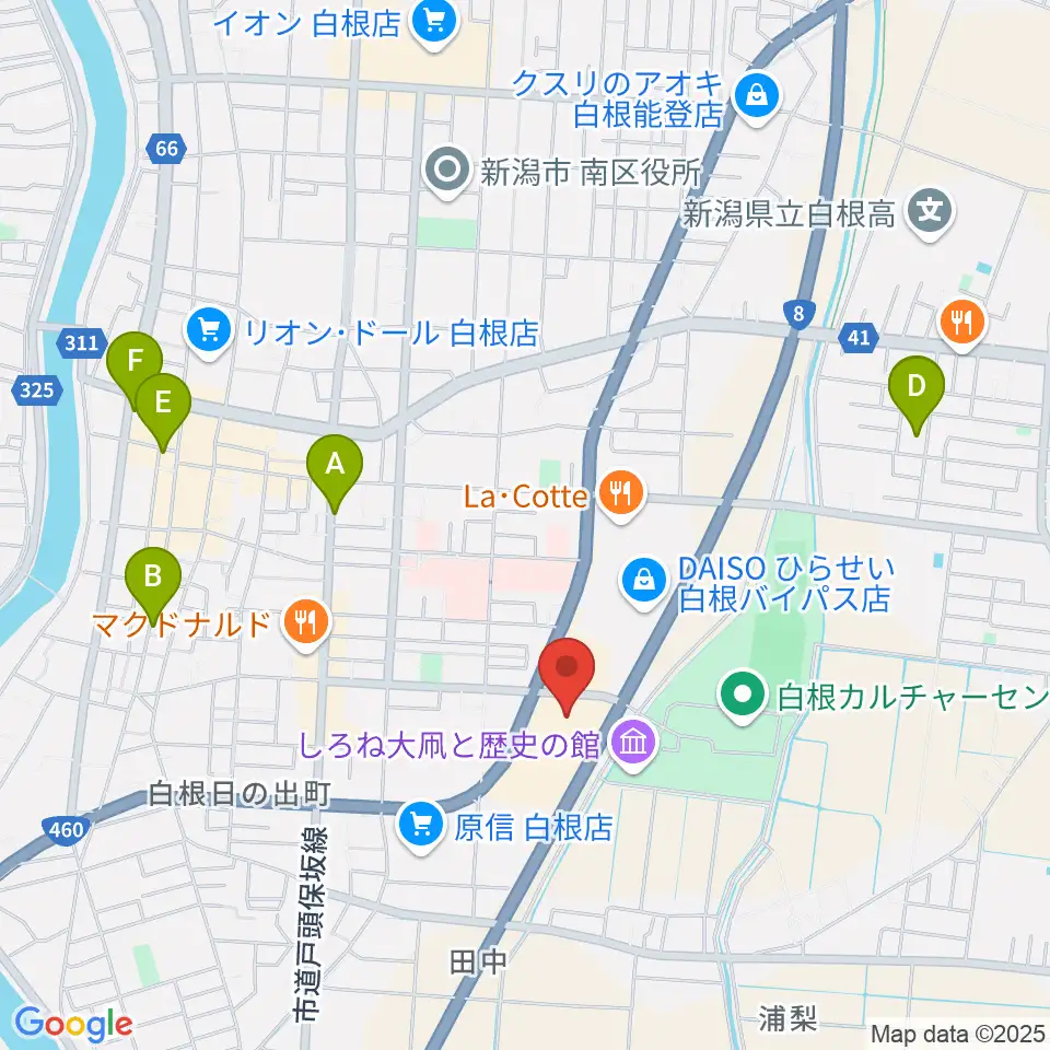 白根学習館 ラスペックホール周辺の駐車場・コインパーキング一覧地図