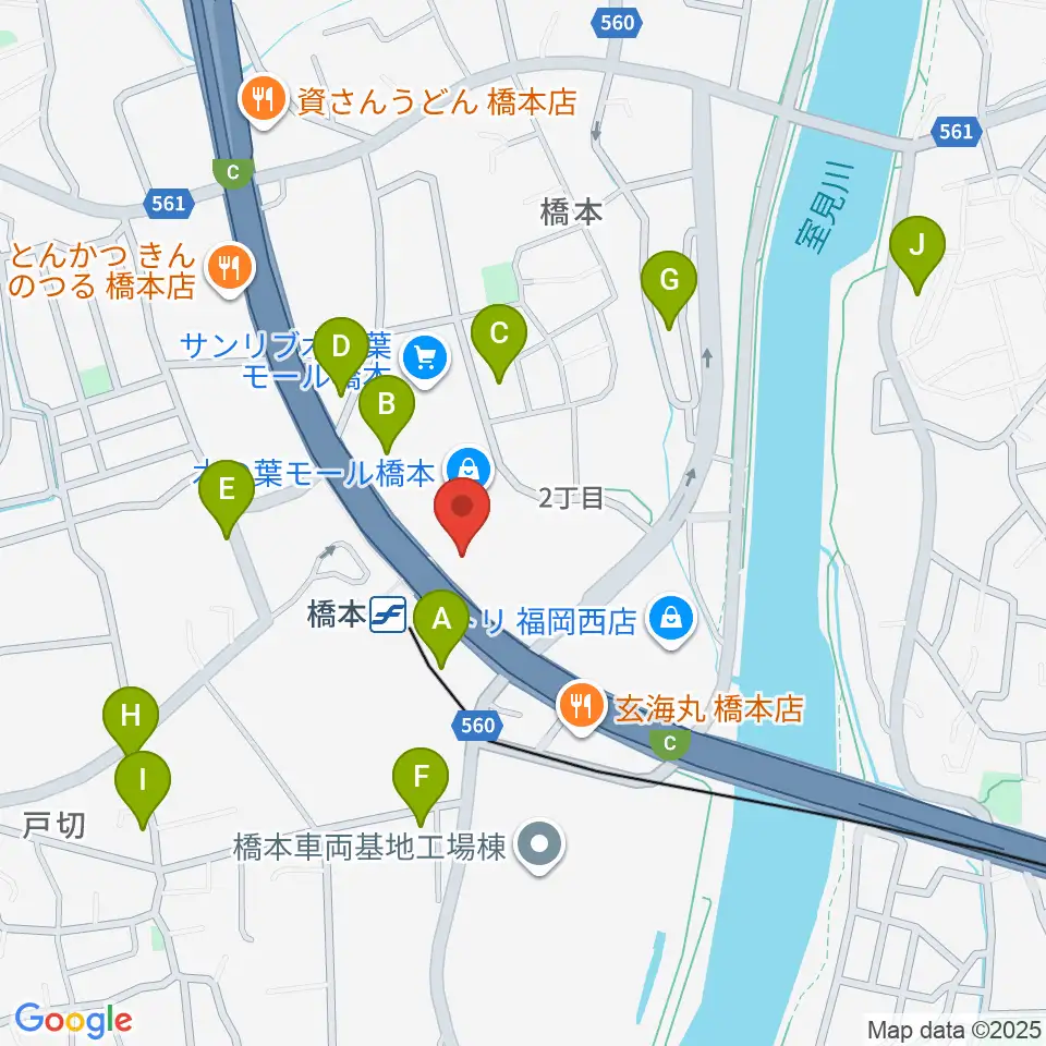 JEUGIAカルチャーセンター 木の葉モール橋本周辺の駐車場・コインパーキング一覧地図