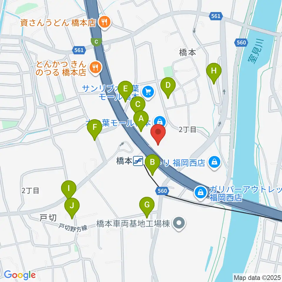 JEUGIAカルチャーセンター 木の葉モール橋本周辺の駐車場・コインパーキング一覧地図