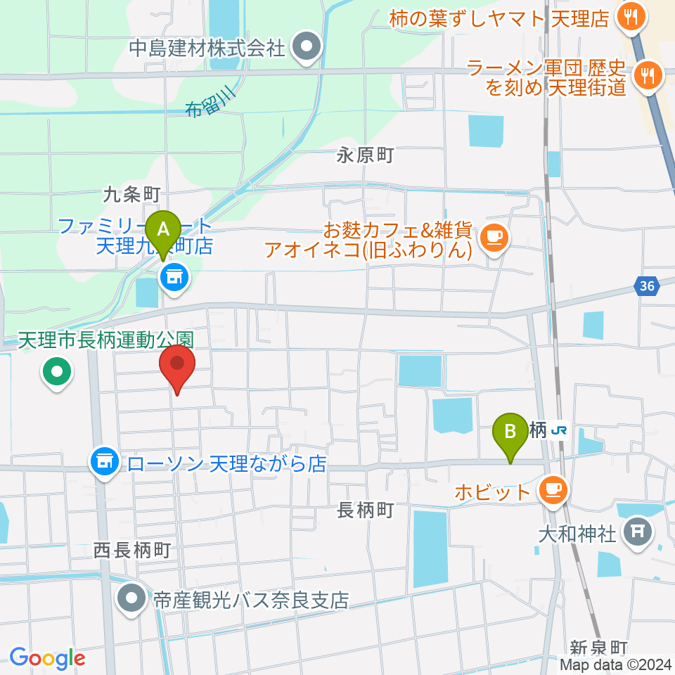 琴・三絃やまもと周辺の駐車場・コインパーキング一覧地図