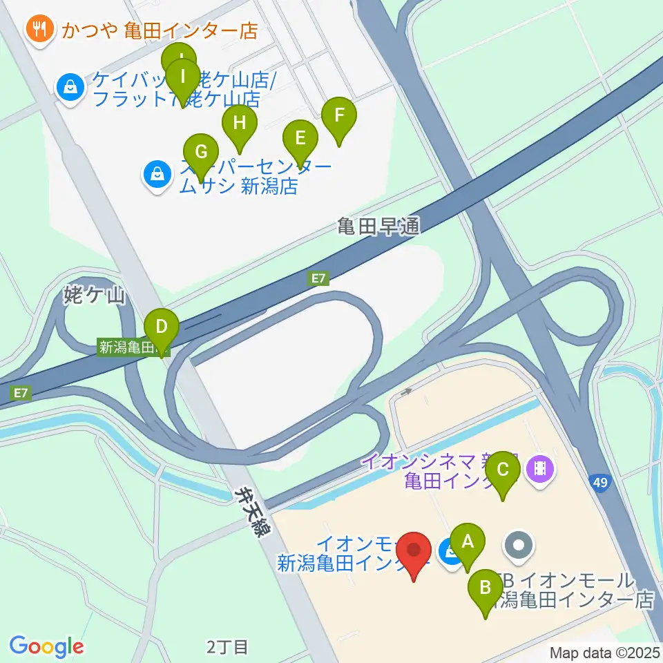 タワーレコード 新潟店周辺の駐車場・コインパーキング一覧地図