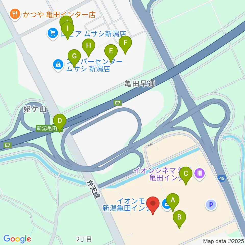 タワーレコード 新潟店周辺の駐車場・コインパーキング一覧地図