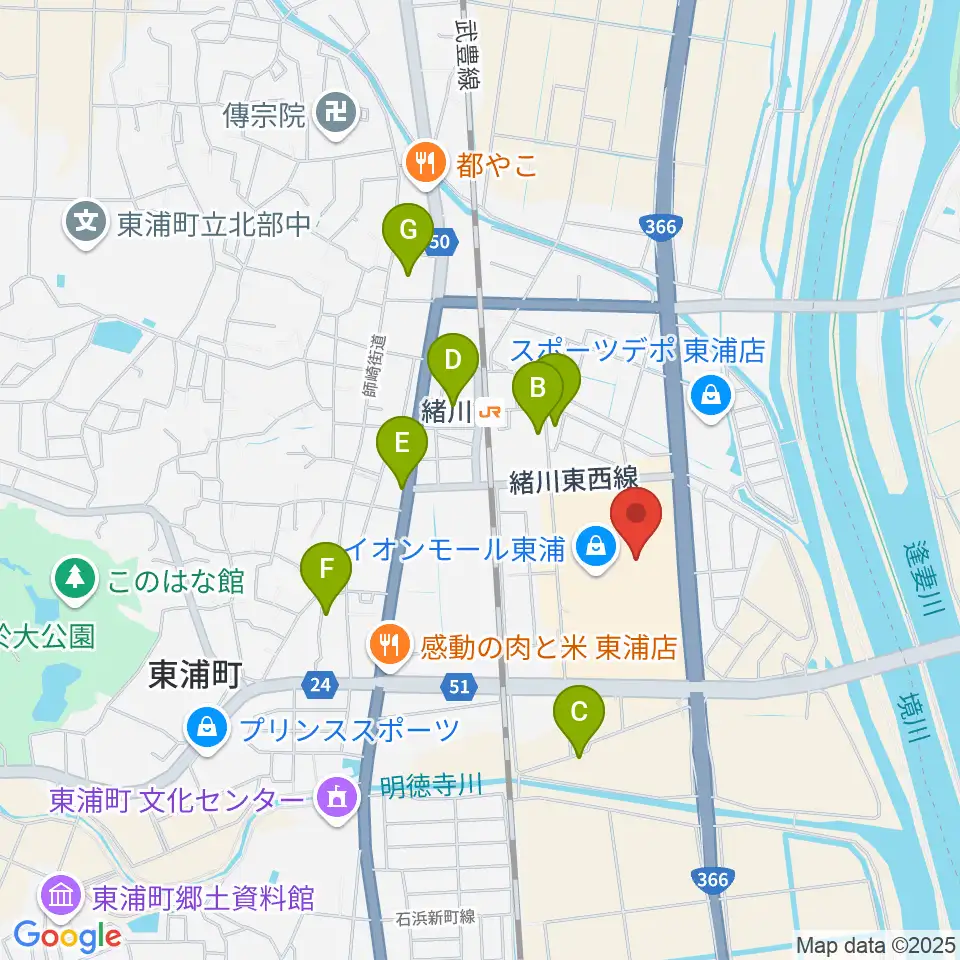 タワーレコード東浦店周辺の駐車場・コインパーキング一覧地図