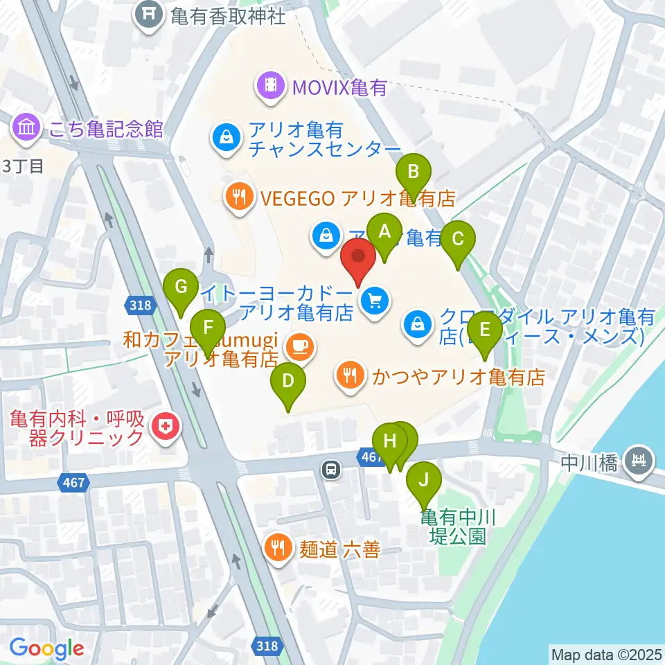 メゾンカルチャークラブ亀有周辺の駐車場・コインパーキング一覧地図