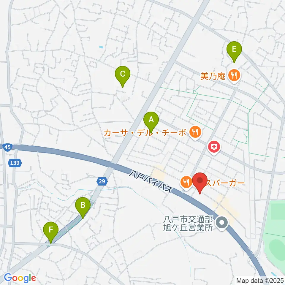 ゲオ八戸湊高台店周辺の駐車場・コインパーキング一覧地図
